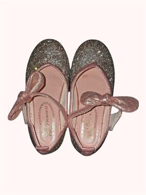 Princess shoes Girl's size 12 sparkly‎ Kids Dress Shoes Embellished Barbie Shoe